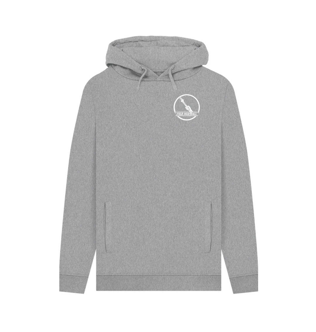 Light Heather Field Marshall Hoodie - Logo Front and Rear