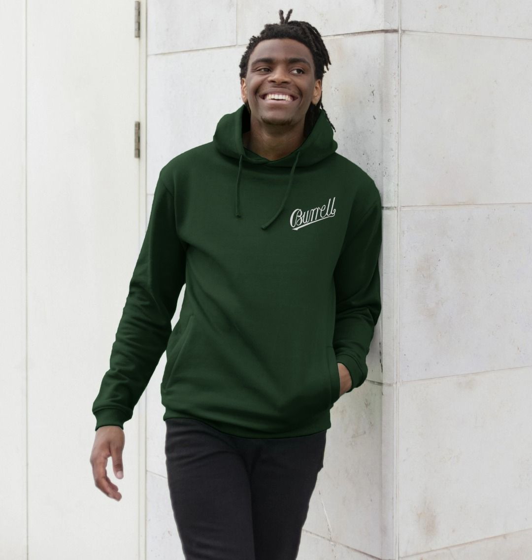 Burrell Script Hoodie - Front and Rear