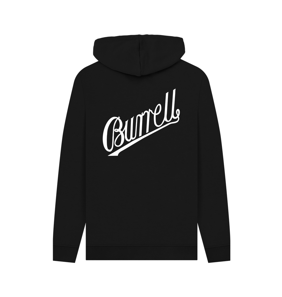 Burrell Script Hoodie - Front and Rear