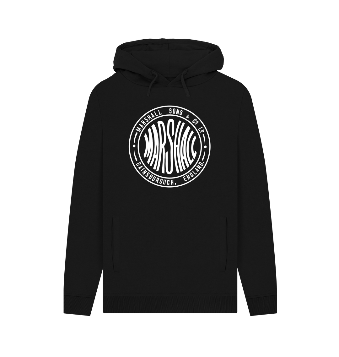 Black Marshall Round Hoodie - Large Logo
