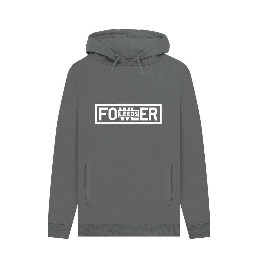 Slate Grey Fowler Hoodie - Large Logo