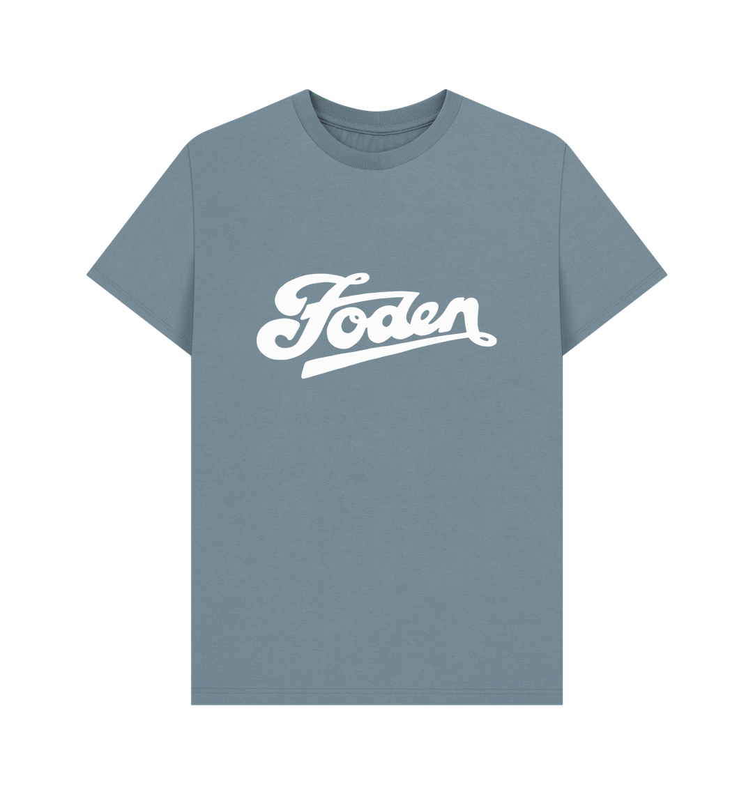 Stone Blue Foden Script - Large Logo
