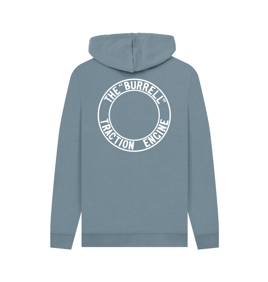 Burrell "Traction Engine" Ring Hoodie - Front and Rear