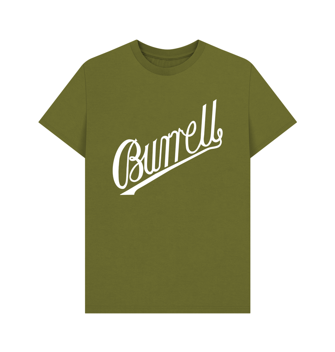 Moss Green Burrell Script - Large Logo