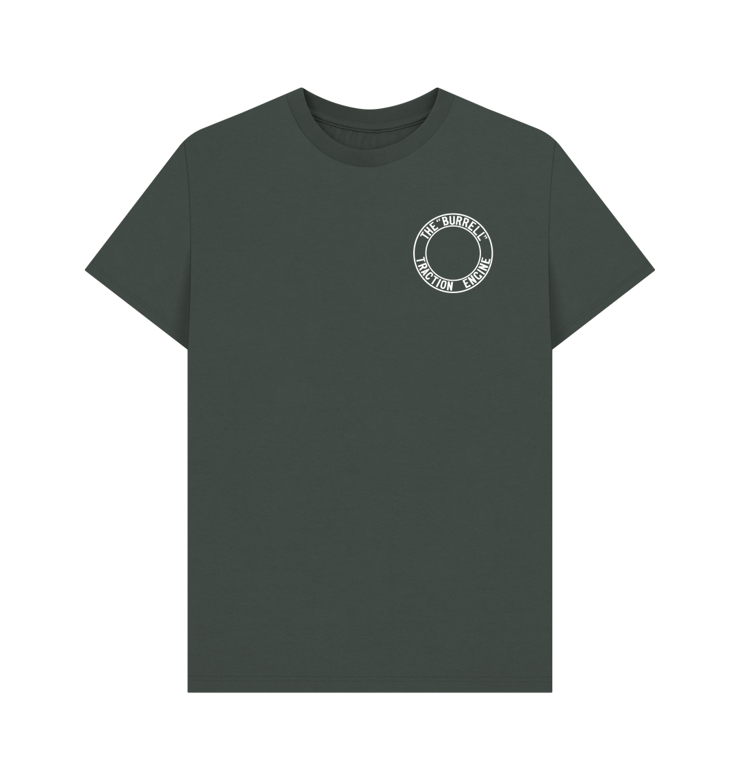 Dark Grey Burrell \"Traction Engine\" Ring - Front and Rear