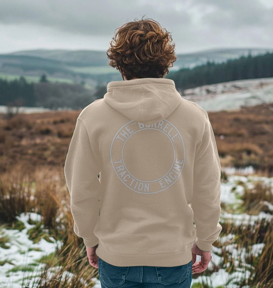 Burrell "Traction Engine" Ring Hoodie - Front and Rear