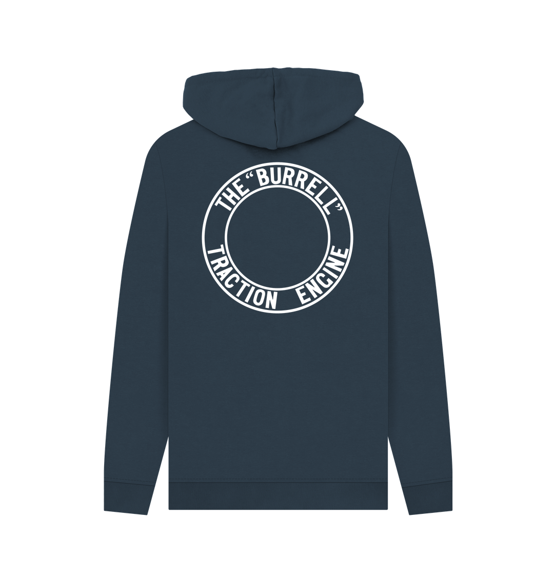 Burrell "Traction Engine" Ring Hoodie - Front and Rear