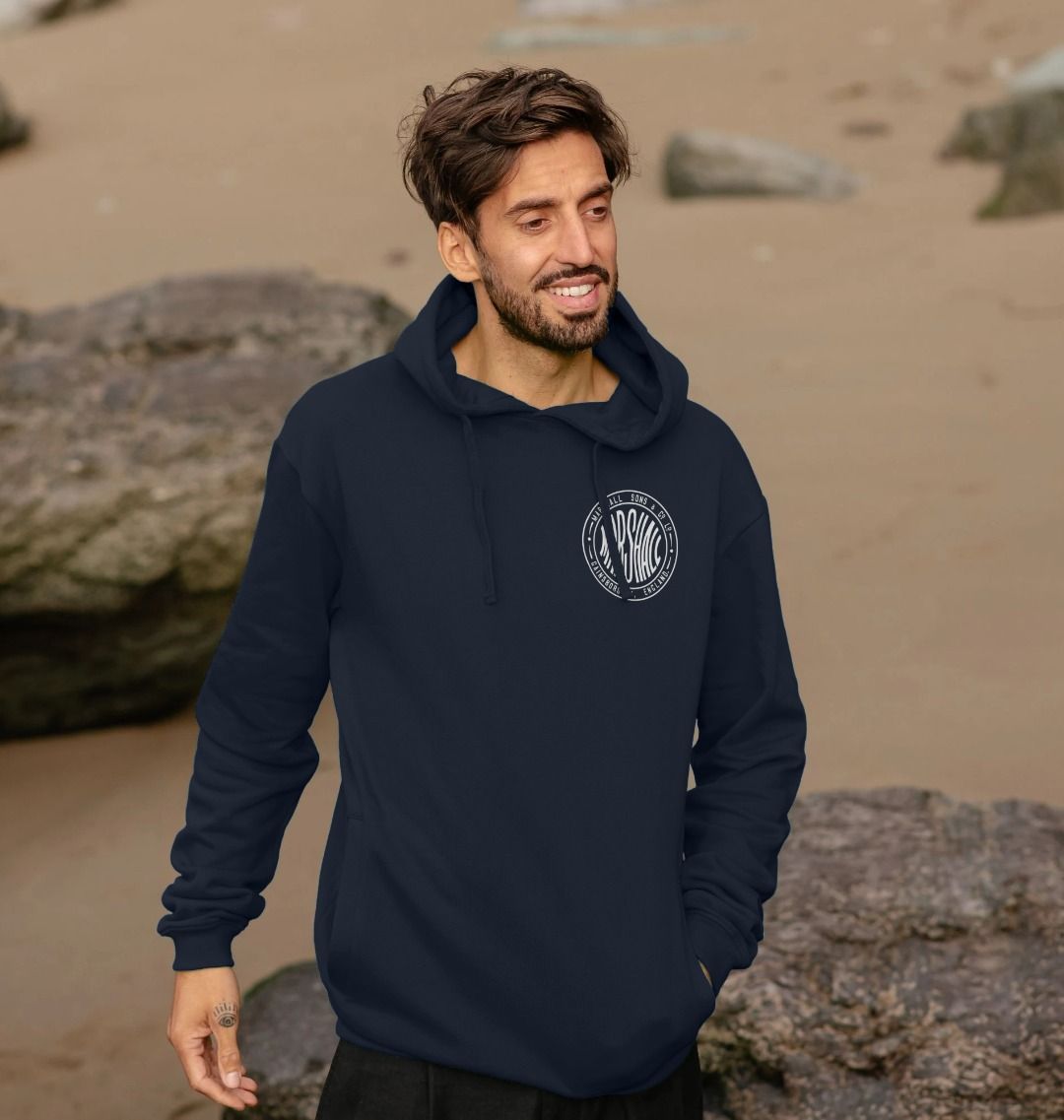 Marshall Round Hoodie - Front and Rear