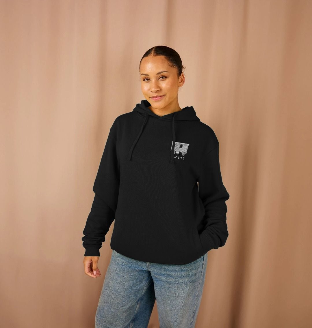 Living Van Life Hoodie - Front and Rear