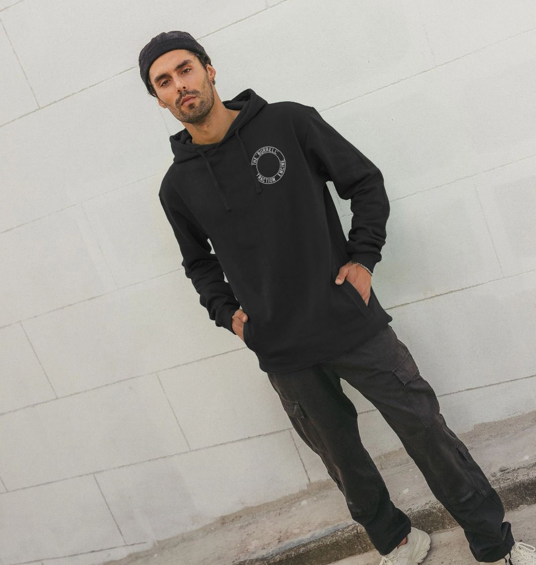 Burrell "Traction Engine" Ring Hoodie - Front and Rear