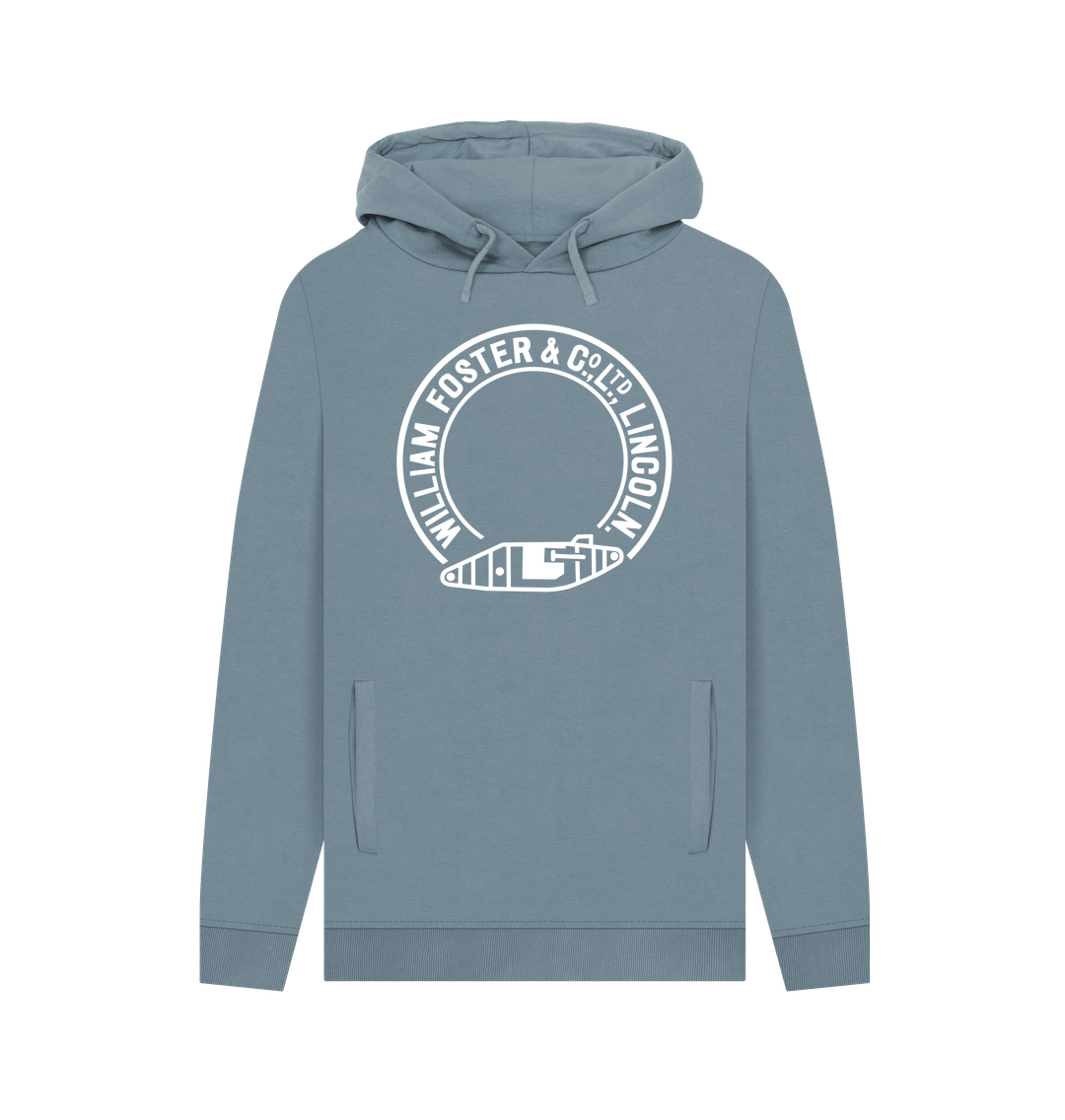 Stone Blue Foster Tank Ring Hoodie - Large Logo