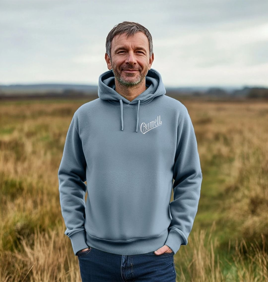 Burrell Script Hoodie - Front and Rear