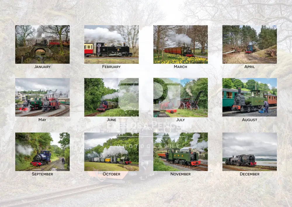 2025 Narrow Gauge Calendar (Rest Of World Orders)