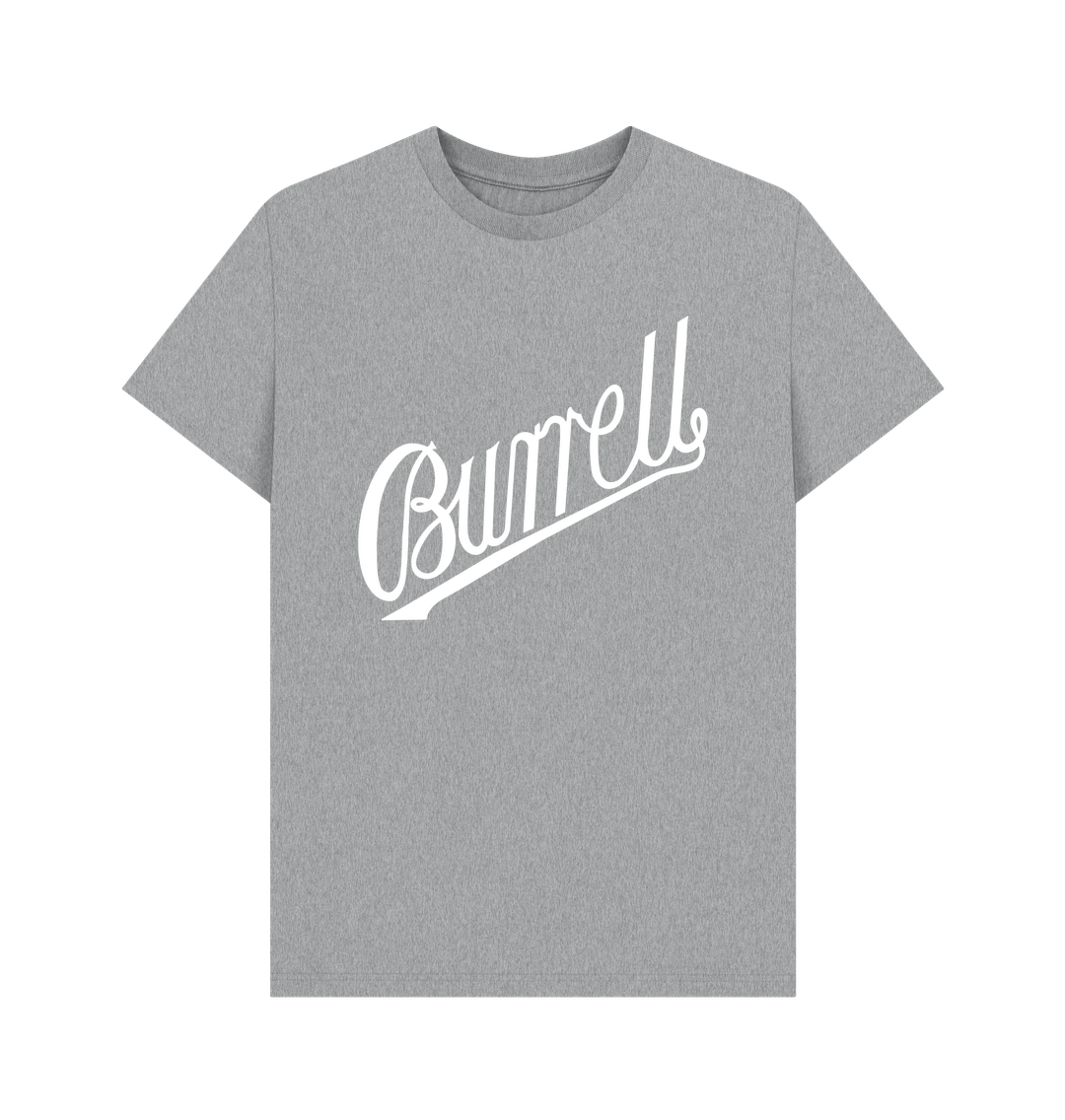 Athletic Grey Burrell Script - Large Logo