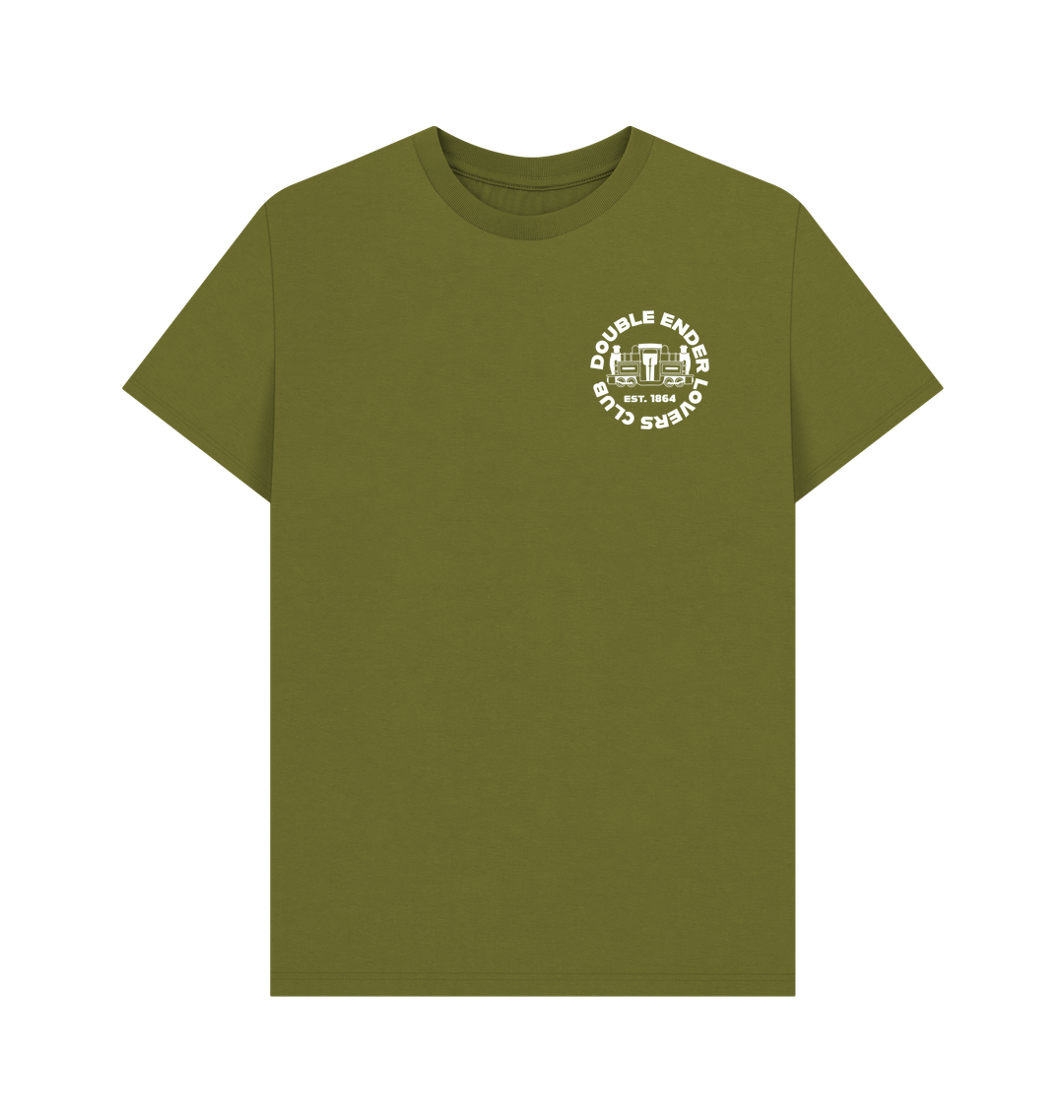 Moss Green Printed T-shirt Front