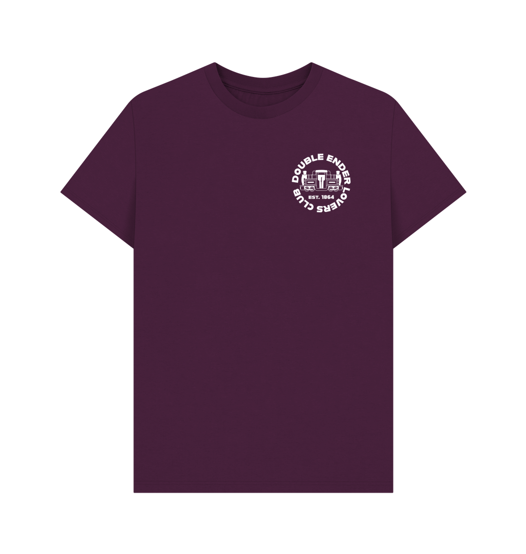 Purple Printed T-shirt Front