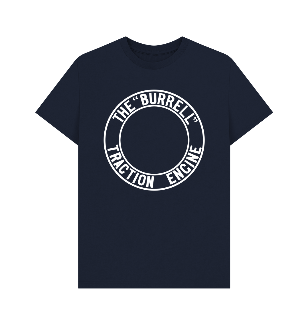 Navy Blue Burrell \"Traction Engine\" Ring - Large Logo