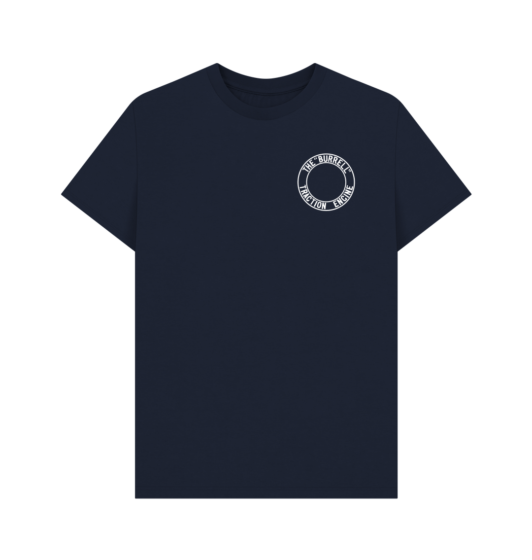 Navy Blue Burrell \"Traction Engine\" Ring - Front and Rear