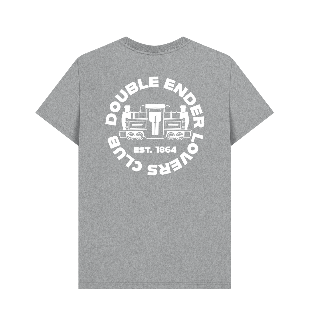 Athletic Grey Printed T-shirt Back