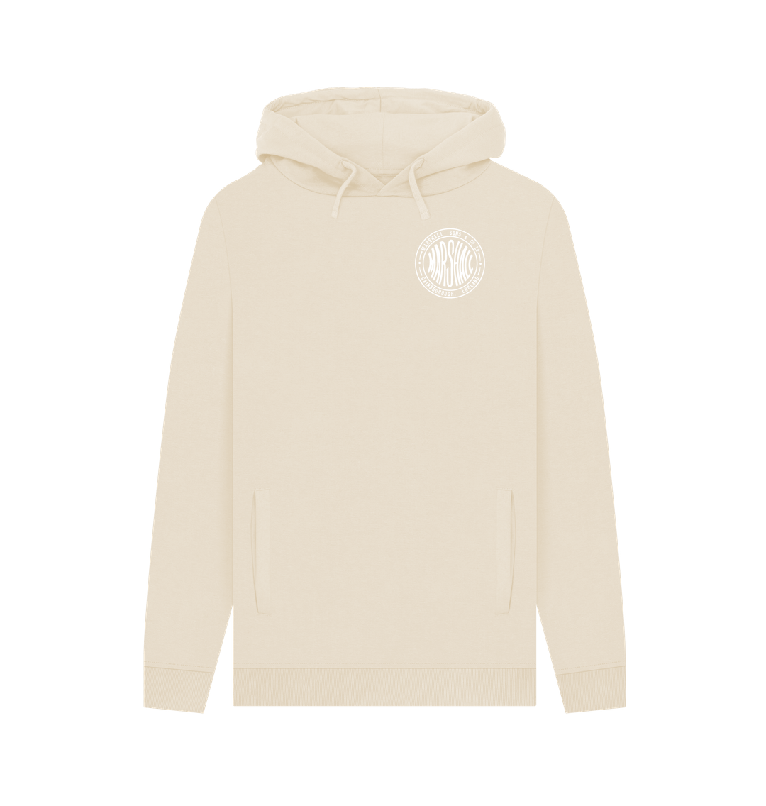 Oat Marshall Round Hoodie - Front and Rear