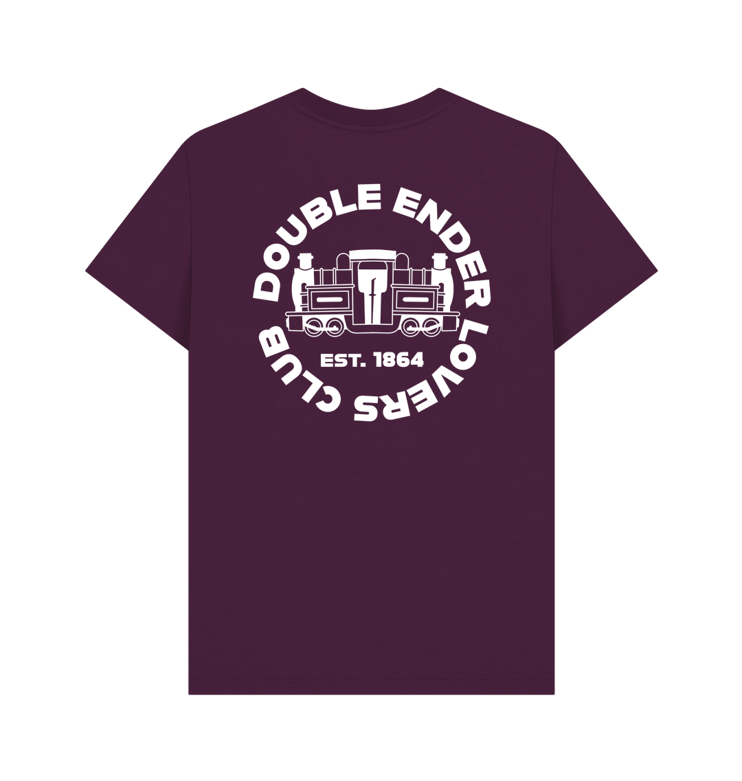 Purple Printed T-shirt Back