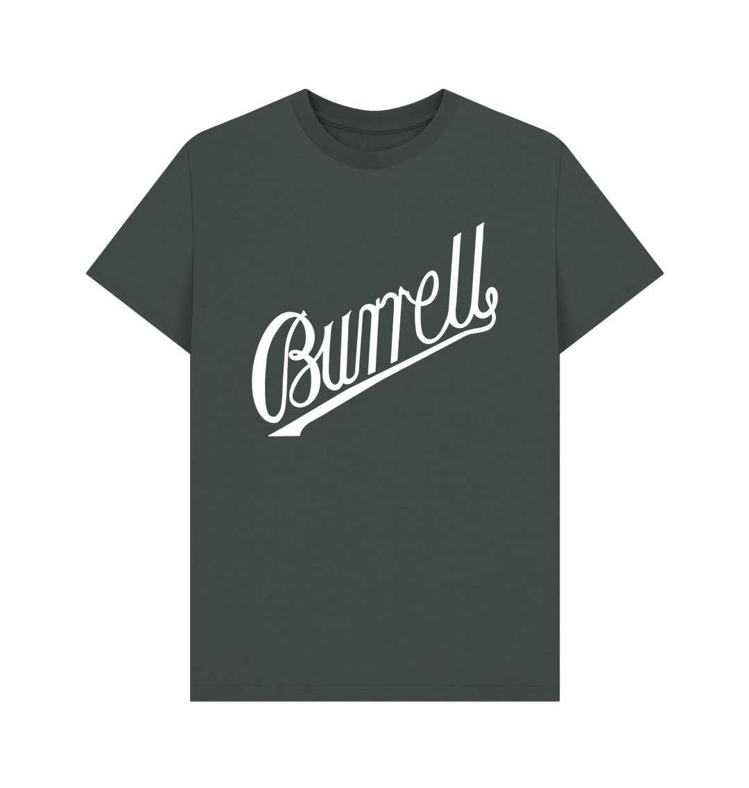 Dark Grey Burrell Script - Large Logo