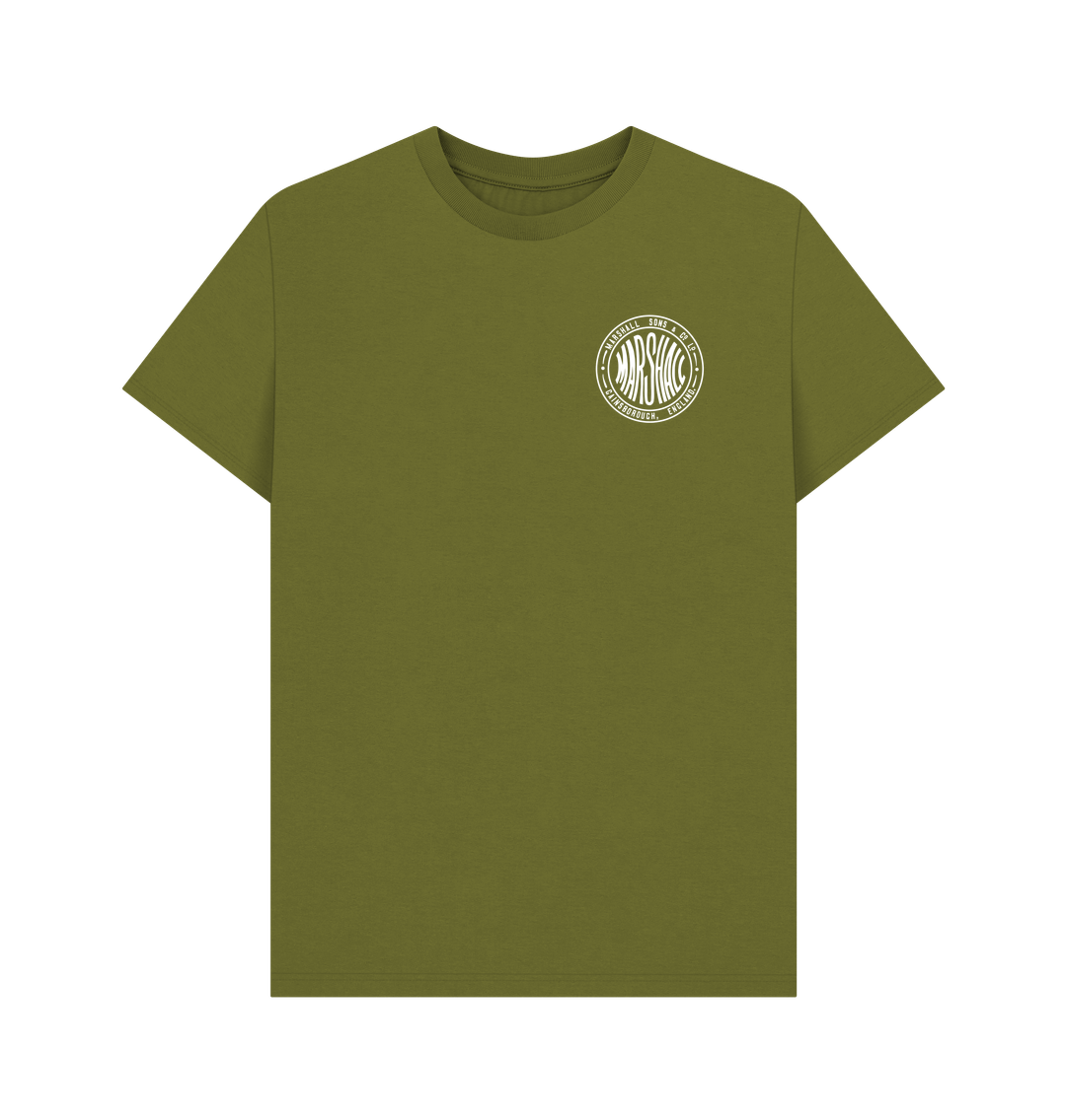 Moss Green Marshall  round - Front and Back