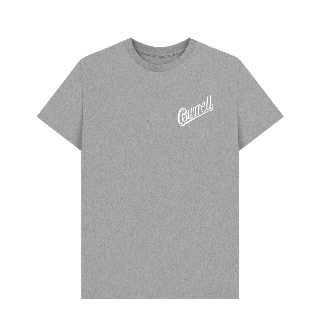 Athletic Grey Burrell Script - Small Logo