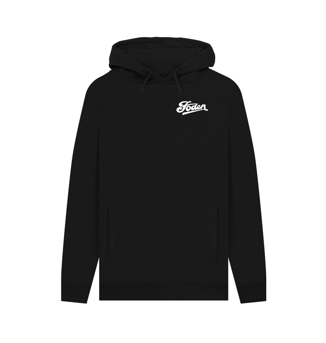 Black Foden Script Hoodie - Front and Rear