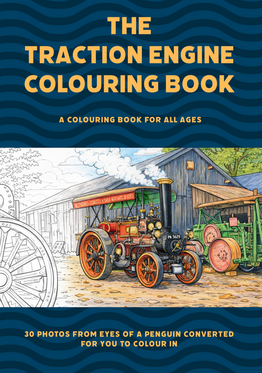 The Traction Engine Colouring Book
