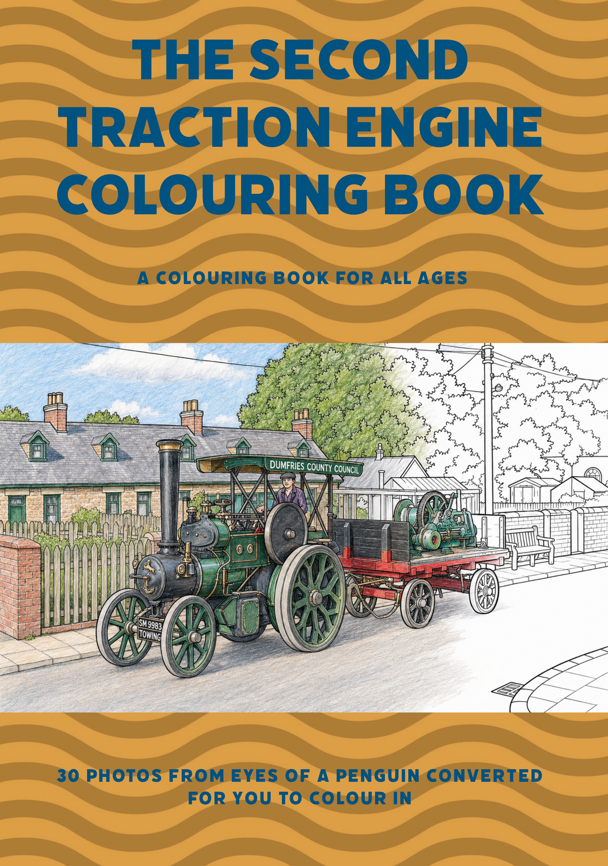 The Second Traction Engine Colouring Book