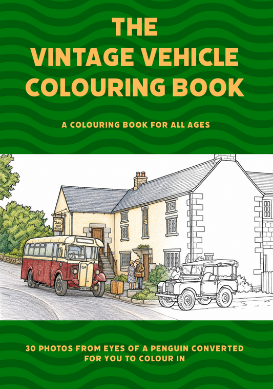 The Vintage Vehicle Colouring Book