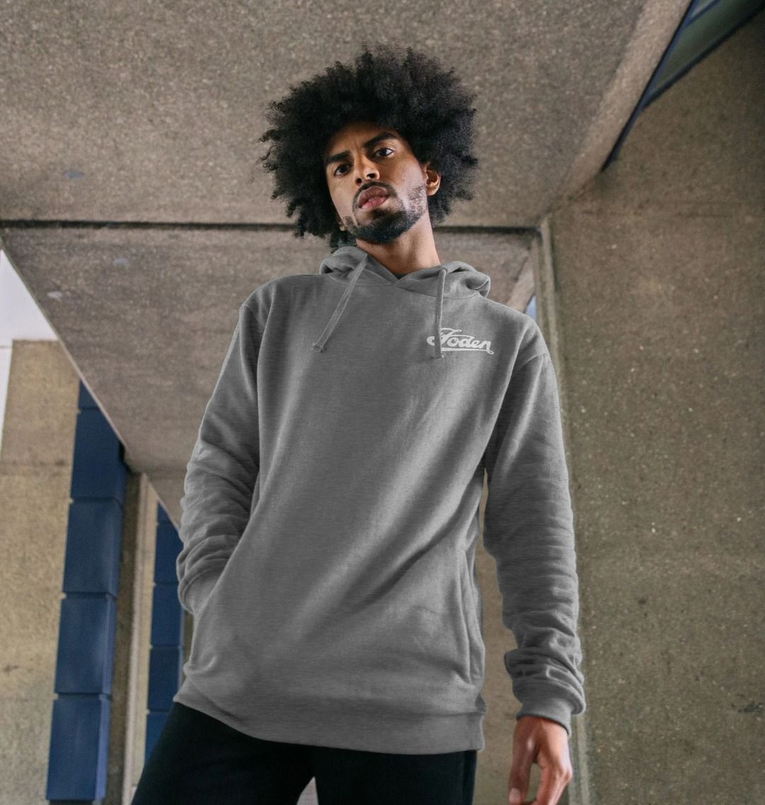 Foden Script Hoodie - Front and Rear