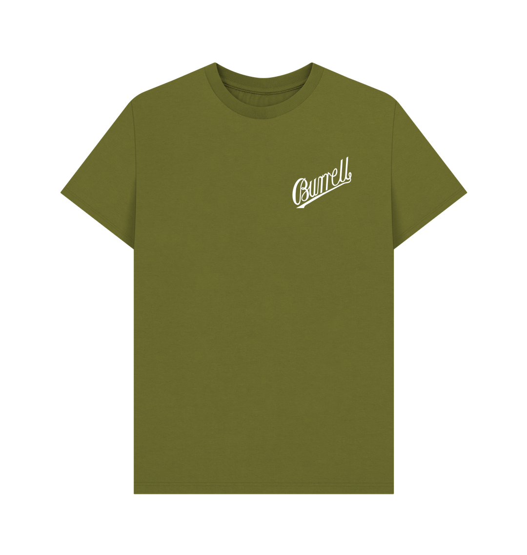 Moss Green Burrell Script - Small Logo