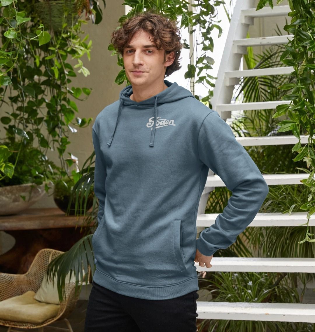 Foden Script Hoodie - Front and Rear