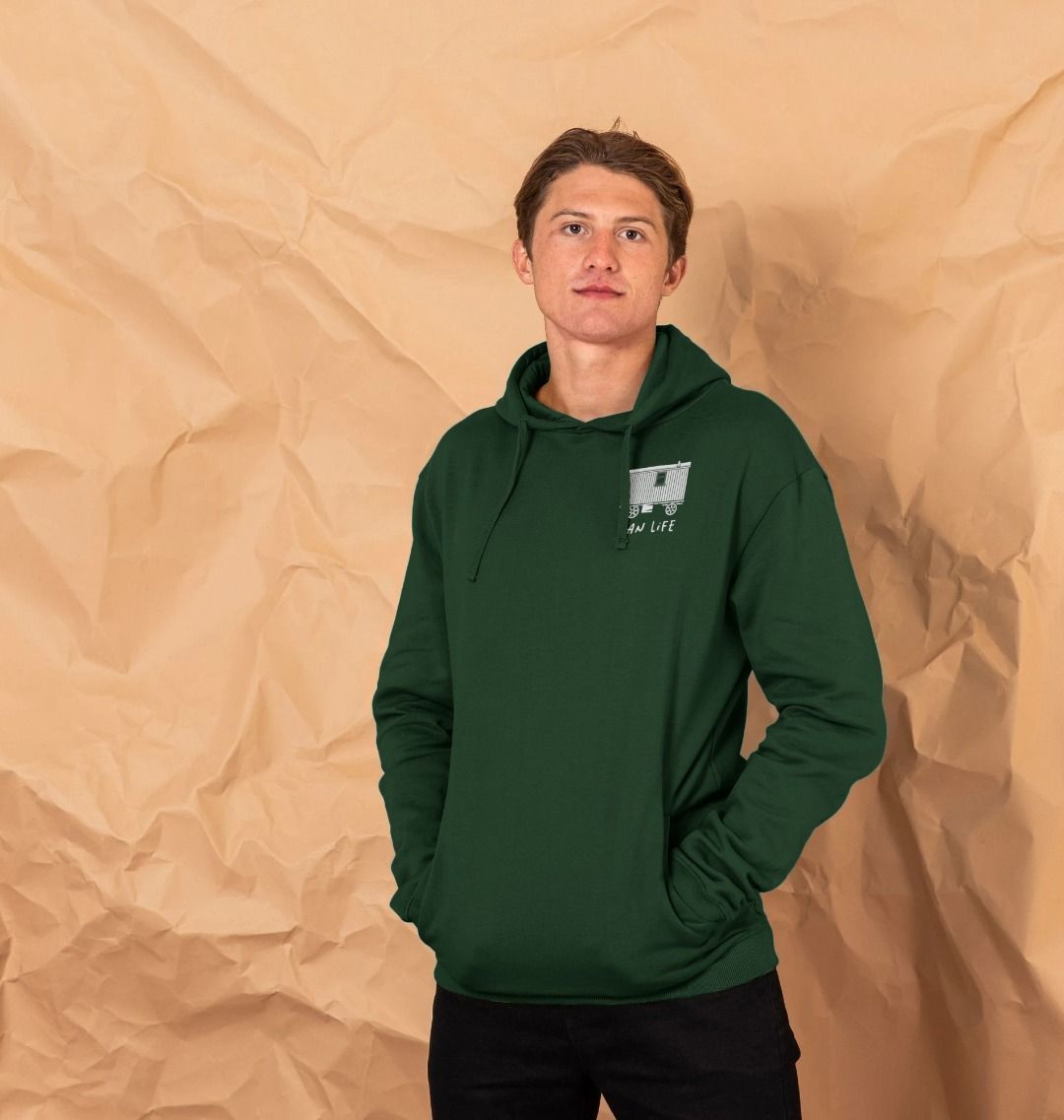 Living Van Life Hoodie - Front and Rear