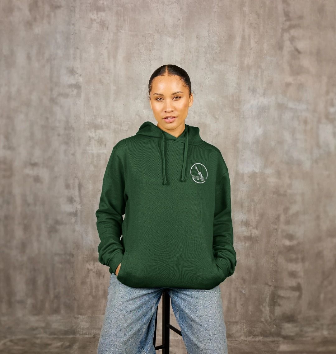 Field Marshall Hoodie - Logo and Advert