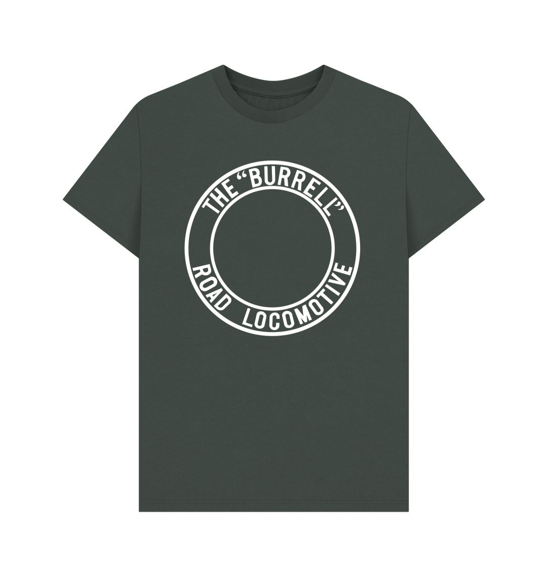 Dark Grey Burrell \"Road Locomotive\" Ring - Large Logo