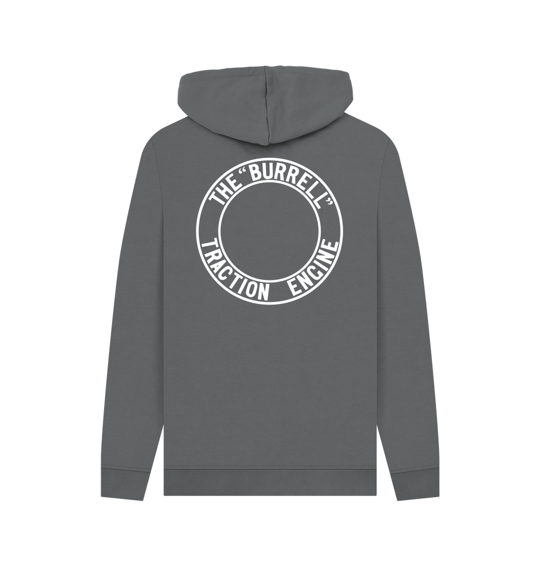 Burrell "Traction Engine" Ring Hoodie - Front and Rear