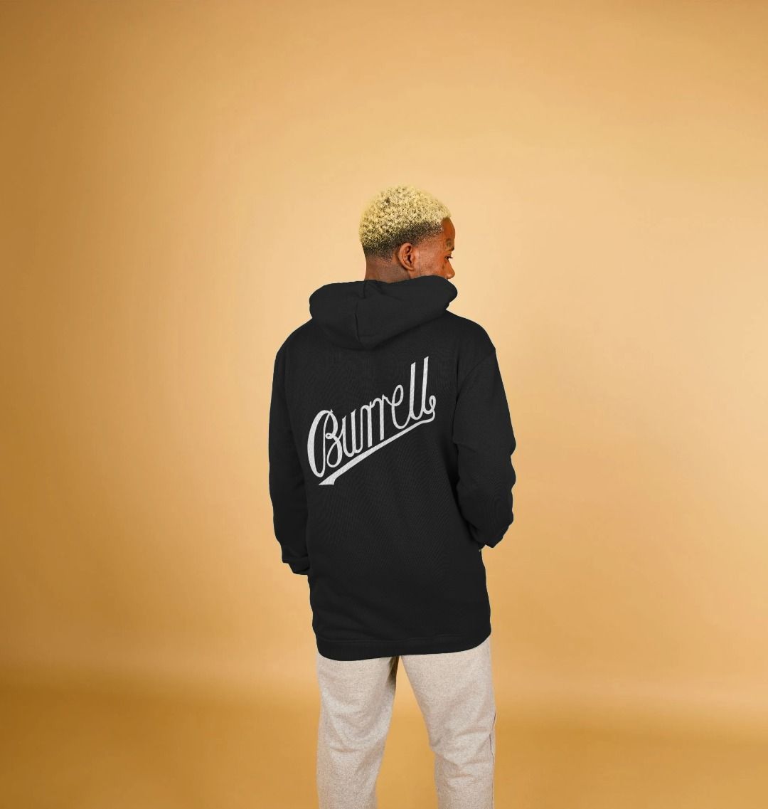 Burrell Script Hoodie - Front and Rear