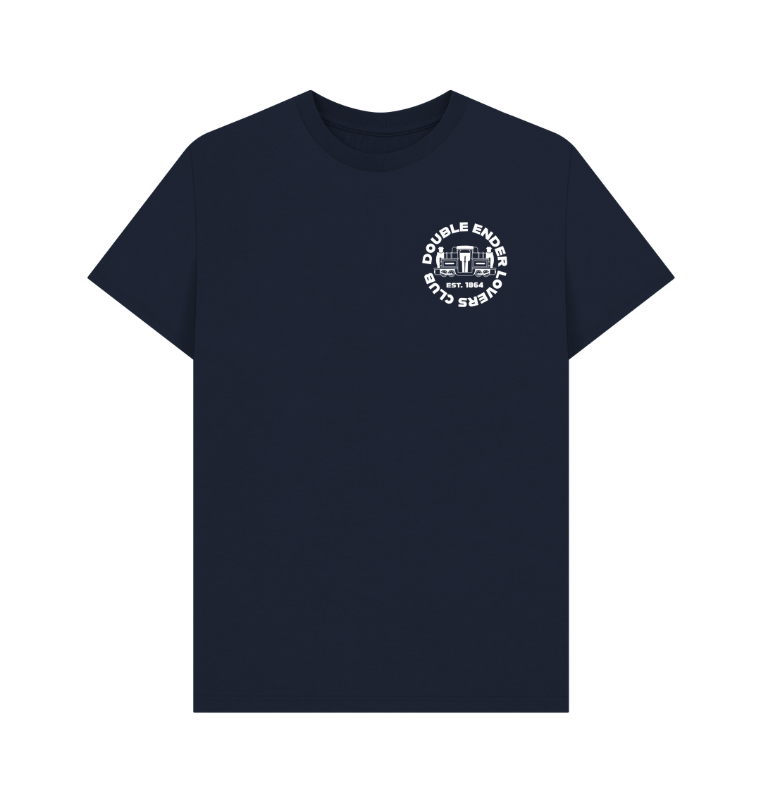 Navy Blue Printed T-shirt Front