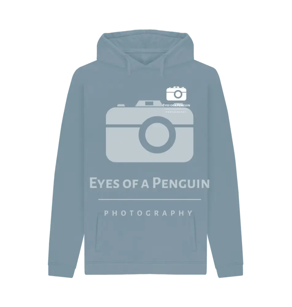 Stone Blue Eyes of a Penguin Crew Hoodie