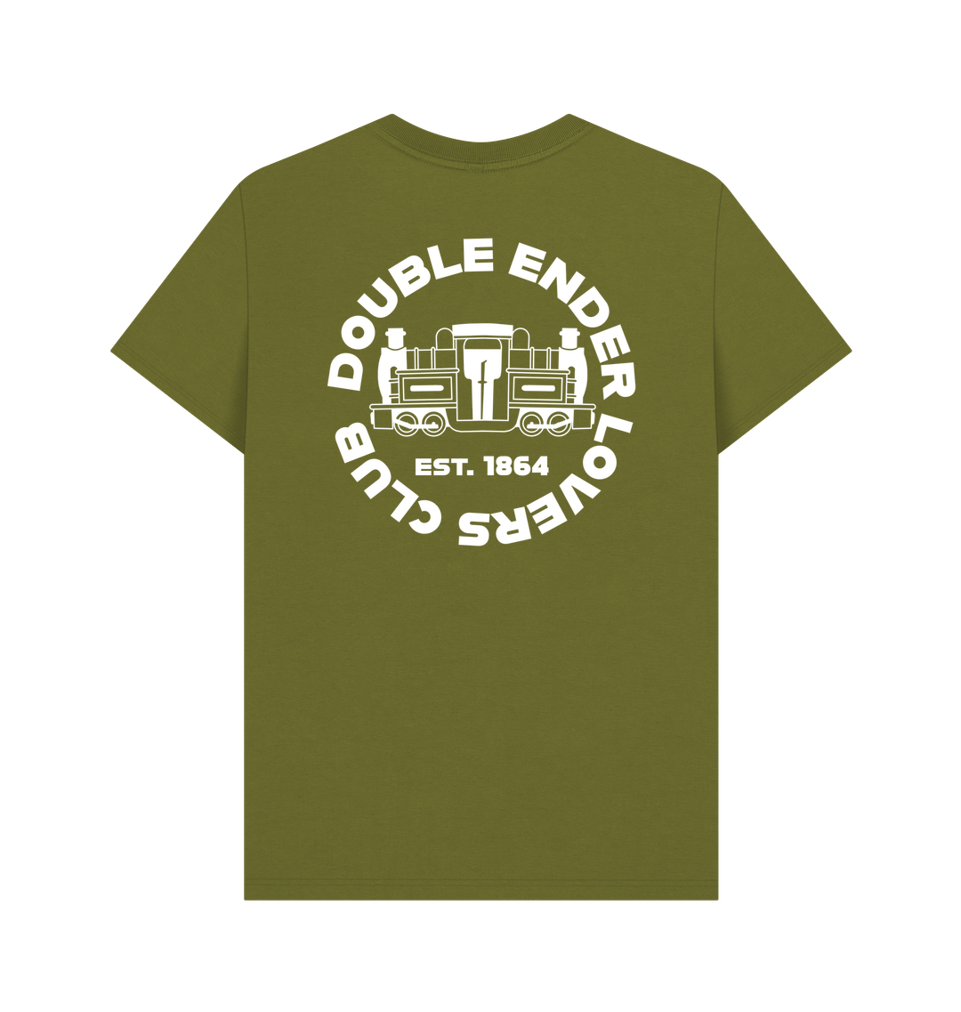 Moss Green Printed T-shirt Back