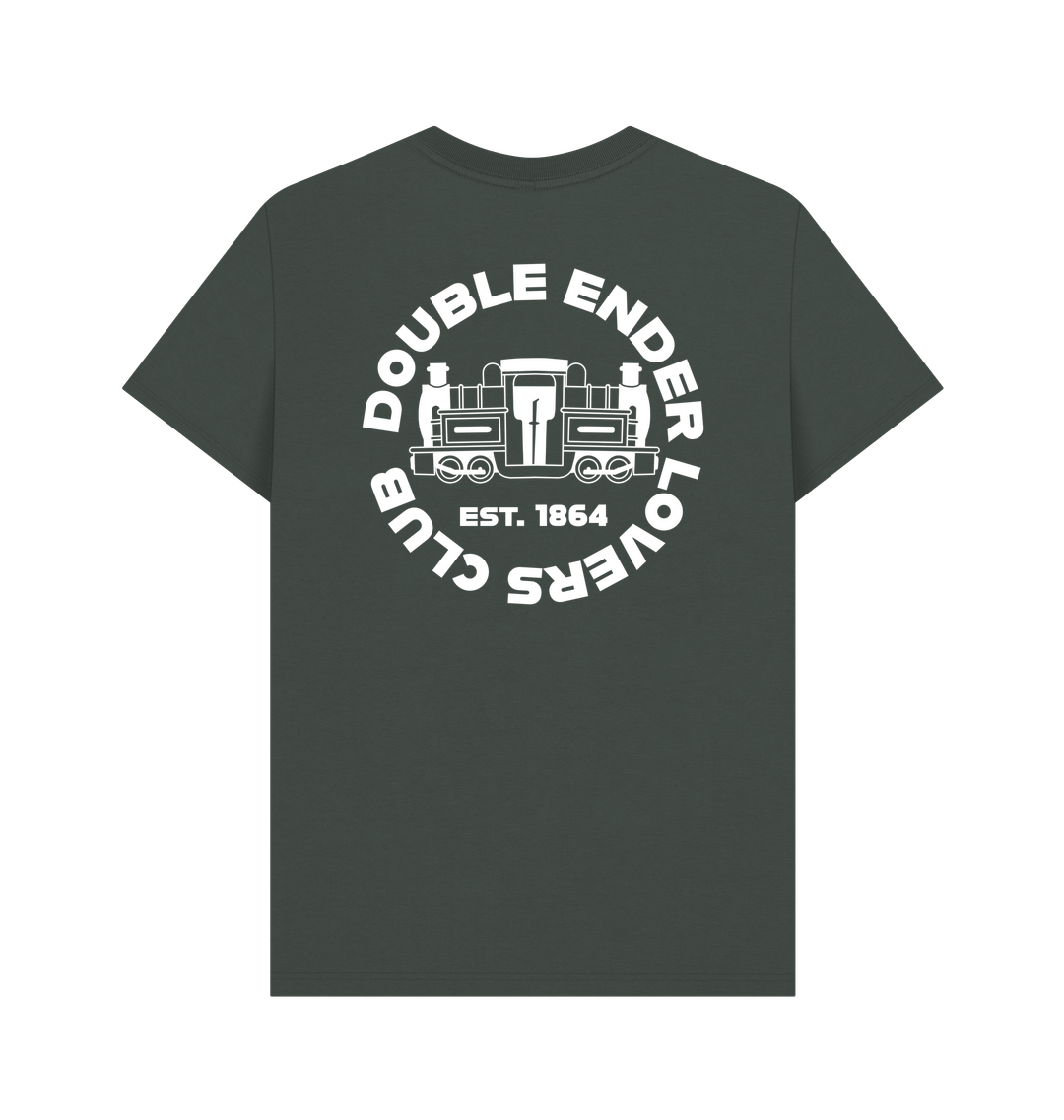 Dark Grey Printed T-shirt Back