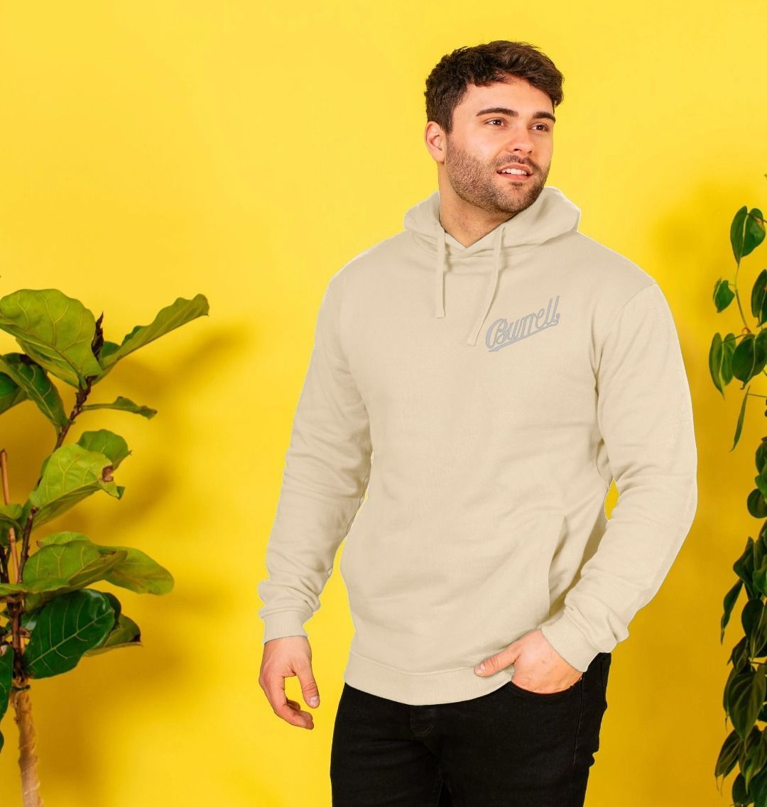 Burrell Script Hoodie - Front and Rear