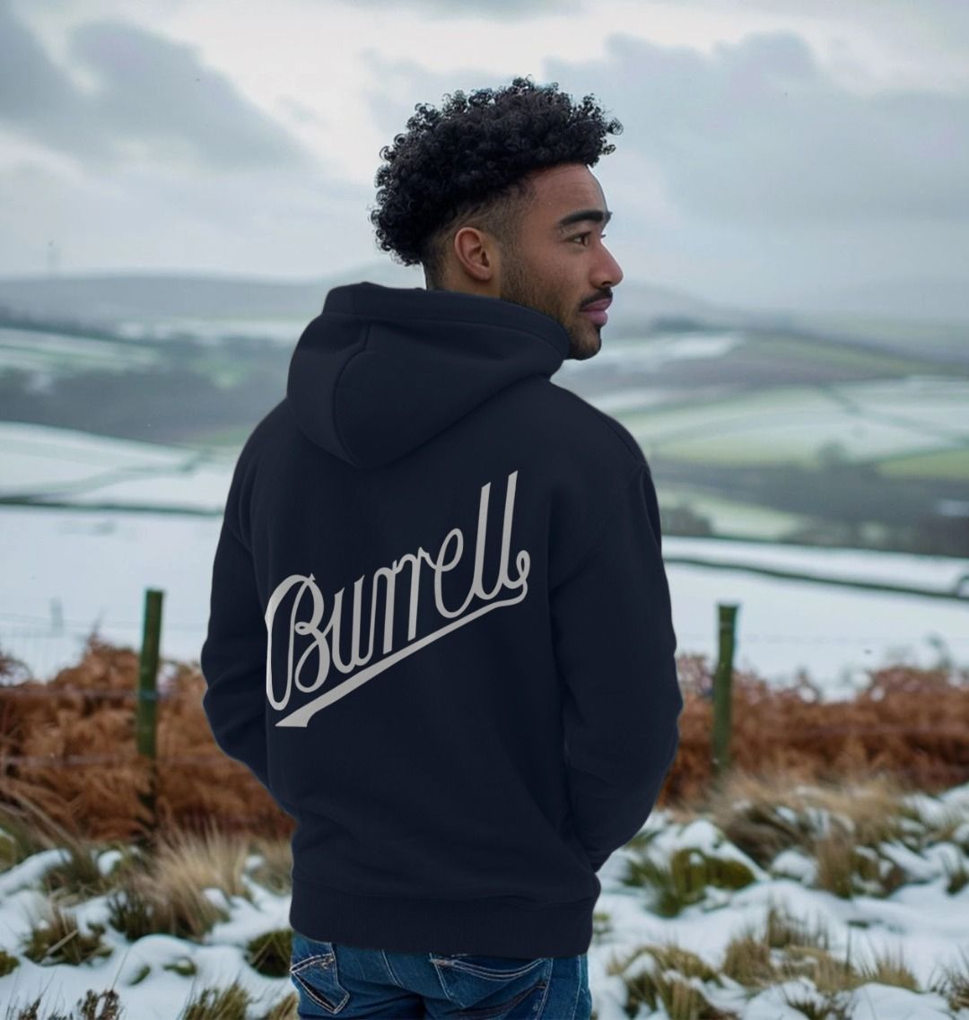 Burrell Script Hoodie - Front and Rear