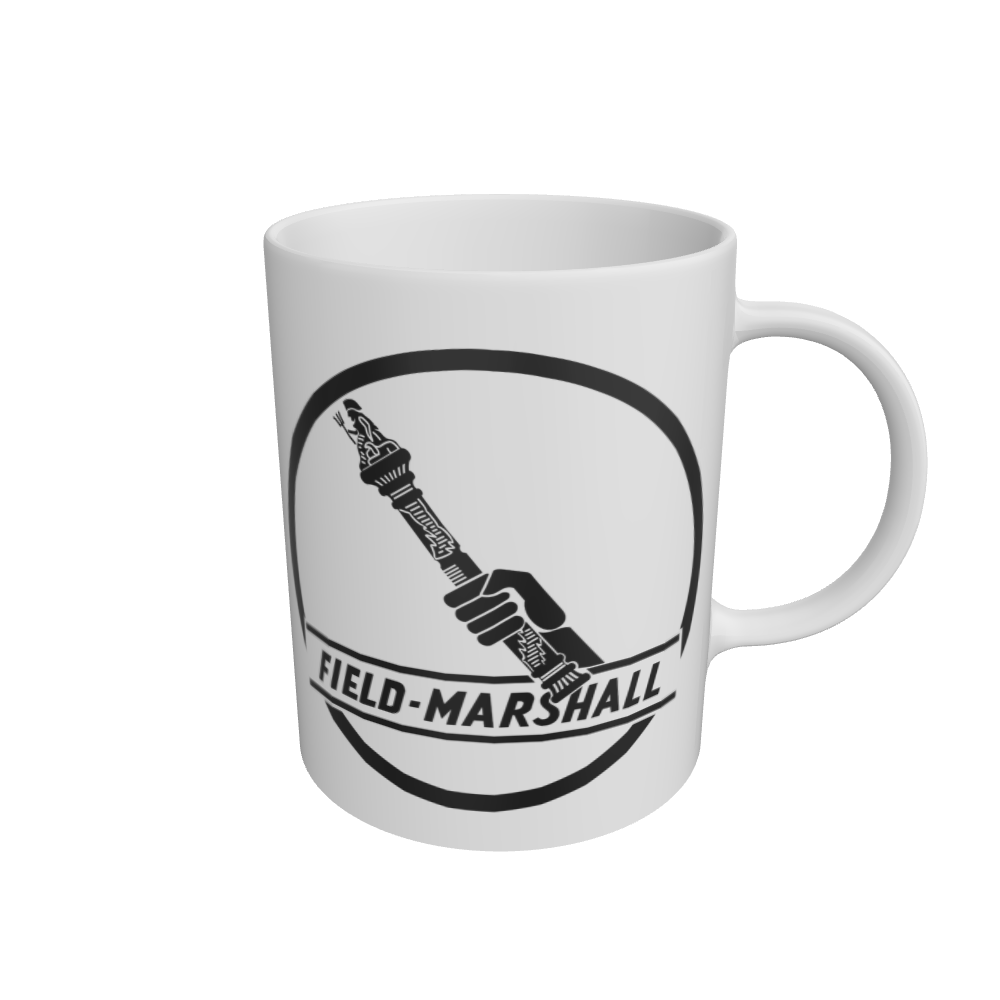White Field Marshall Logo Mug