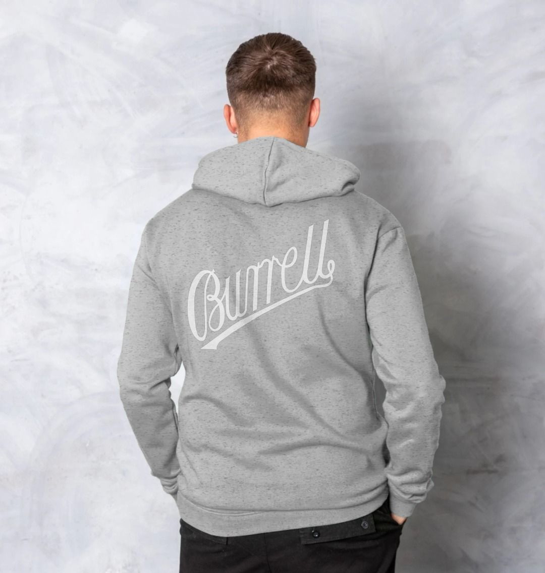 Burrell Script Hoodie - Front and Rear
