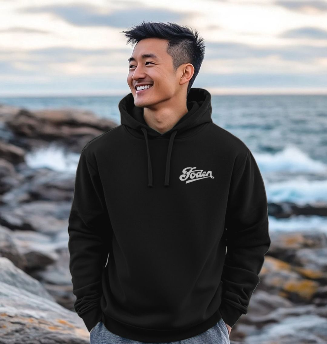 Foden Script Hoodie - Front and Rear
