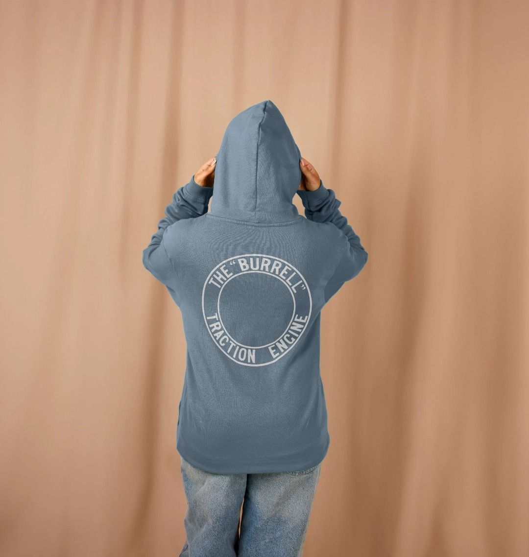 Burrell "Traction Engine" Ring Hoodie - Front and Rear